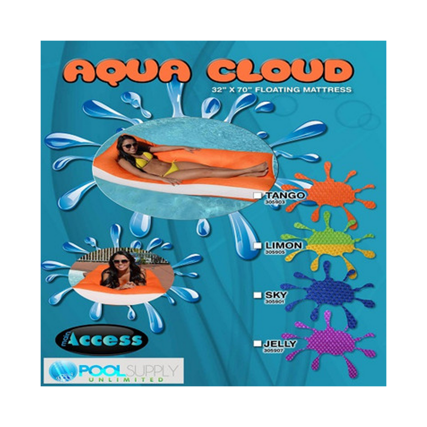 Aqua Cloud Floating Mattress
