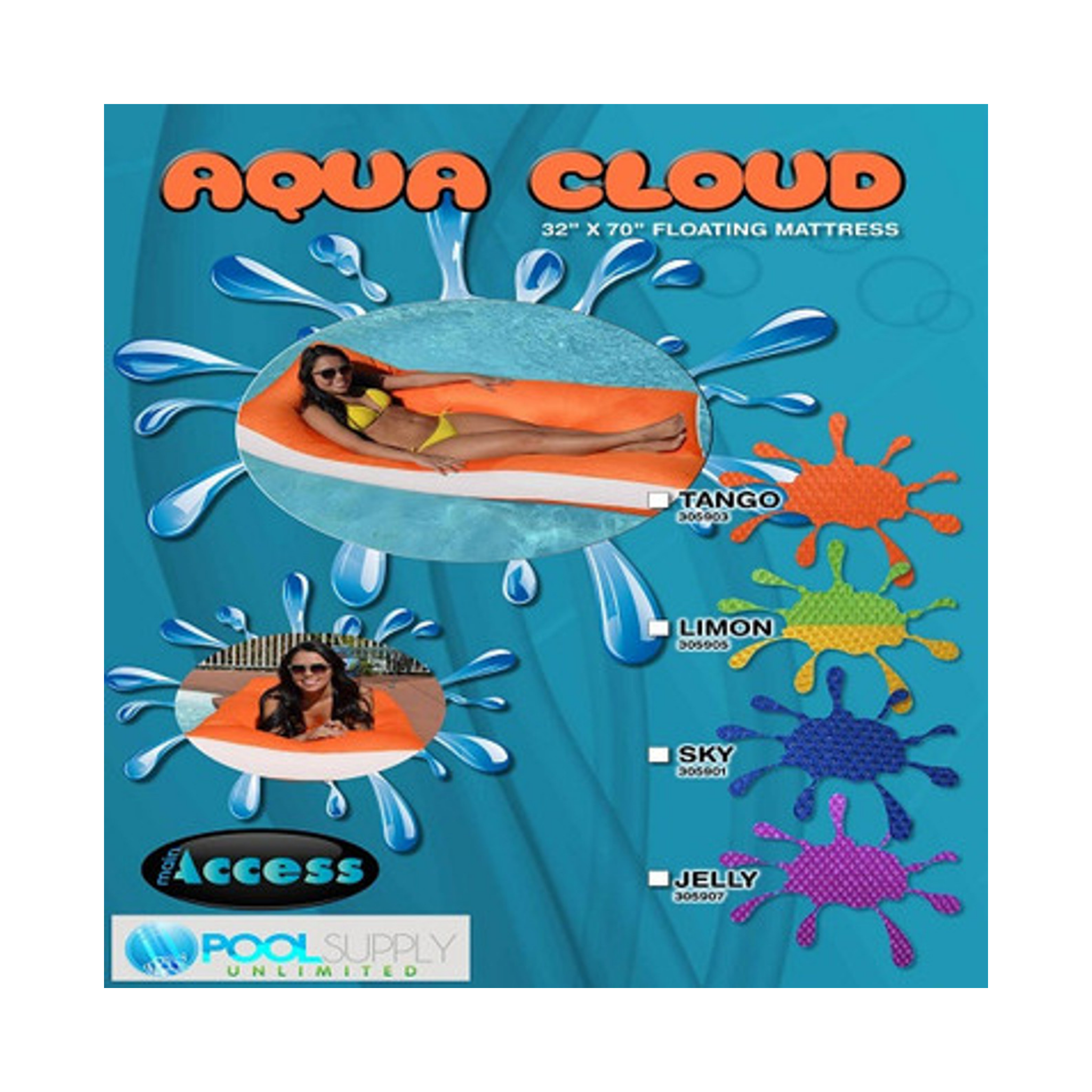 Aqua Cloud Floating Mattress